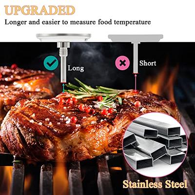 X Home 67088 67731 Grill Thermometer Replacement for Weber Genesis 300  Series & Summit Grills, Genesis E/S-310 330, Sliver Temperature Gauge  Center