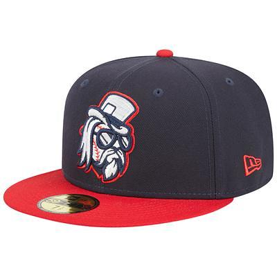 Men's New Era Black Greenville Drive Theme Nights Spinners 59FIFTY Fitted Hat