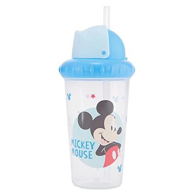 Disney Toddler Sippy Cups for Boys and Girls, 10 Ounce Sippy Cup Pack of  Two with Straw and Lid