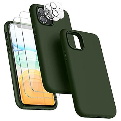  TOCOL [5 in 1 for iPhone 14 Pro Max Case, 2 Screen Protector +  2 Camera Lens Protector, Slim Liquid Silicone Phone Case iPhone 14 Pro Max  6.7 Inch, [Anti-Scratch] [Drop