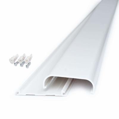 Legrand CordMate 5-ft x 0.56-in PVC White Straight Channel Cord