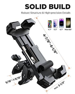 JOYROOM Motorcycle Phone Mount, [Fastest Visualize Lock][150mph Wind  Anti-Shake] Bike Phone Holder with Easy Install Handlebar Clamp, fits for Bicycle  Scooter ATV/UTV, Fit for iPhone & All Phones - Yahoo Shopping