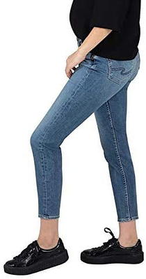 Silver Jeans Co. Women's Suki Mid Rise Slim Bootcut Jeans, Waist Sizes 24-36