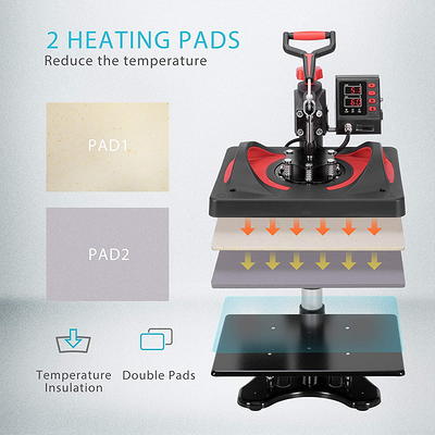 VEVOR 8 in 1 Heat Press 12 x 15 Sublimation Machine Upgraded Double Tube  Heating DIY - Yahoo Shopping