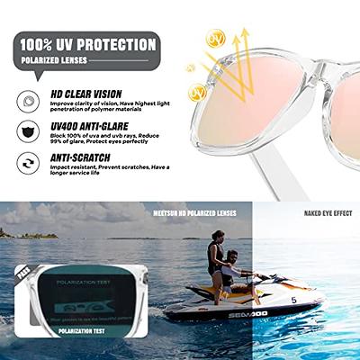AABV Polarized Sunglasses for Men and Women Semi-Rimless Frame Driving Sun  glasses 100% UV Blocking - Walmart.com