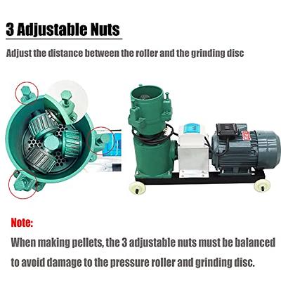 220V Electric Feed Mill Wet Dry Grain Cereals Grinder Grinding