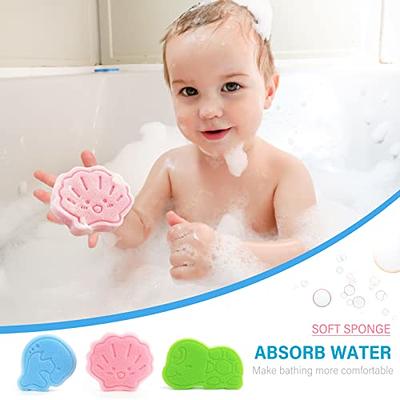 Naroa Baby Bath Sponge | Natural Soft Sea Sponge for Newborn Baby Bathing |  Premium Unbleached Sea Wool Sponge for Toddlers Soft Skin | Baby Bath