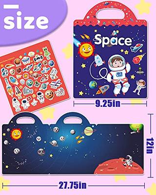 Benresive Reusable Sticker Book for Kids 2-4, Fun Travel Stickers