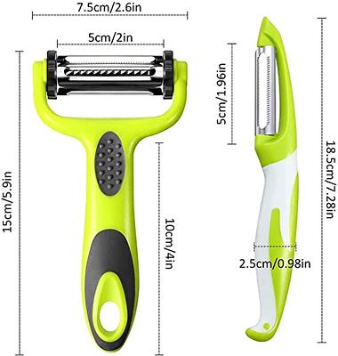 Multi-Function 4-in-1 Vegetable Peeler Rotary Serrated Fruit