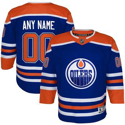 Zach Hyman Youth Royal Edmonton Oilers Home Replica Custom Jersey