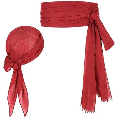 Pirate Costume Hat & Headscarf Kit