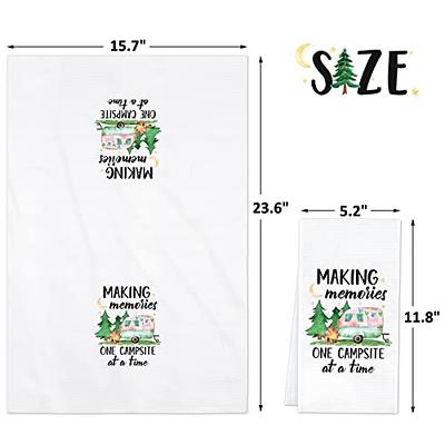 Camping Kitchen Towels Set of 4 Cute Camper Dish Towels Sets Colorful  Camping Towel Camping Gifts for Women Camper Hand Towels Camping  Accessories for