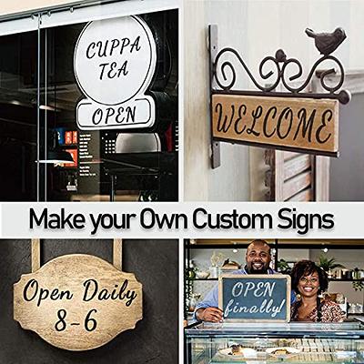 Welcome Sign Stencil, Large Letter Stencils For Painting On Wood
