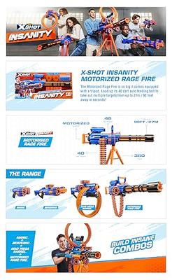 X-SHOT Insanity Series Motorized Rage Fire Gatlin Gun