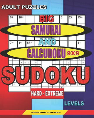 Sudoku Puzzle Book for Adults Large Print - 100+ Sudoku Puzzles 9x9 Hard  Level with Full Solutions - 2023 Sudoku Game with 36-pt Font Size & One