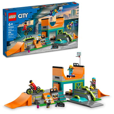 LEGO My City Street Skate Park 60364 Building Toy Set, Includes a  Skateboard, BMX Bike, Scooter