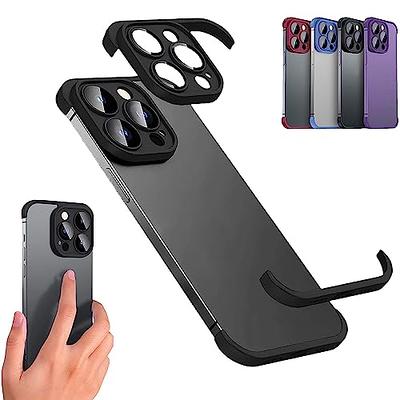 For iPhone 14 Pro Max 13 12 Edge Frame Bumper Case Camera Lens Glass  Protective