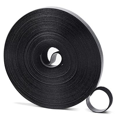 Bulk roll of Black - 1/2 inch wide Velcro Cable Tie