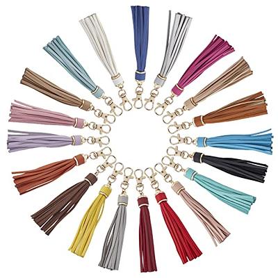 OZXCHIXU 150PCS Keychain Tassels Leather Tassel Bulk for DIY