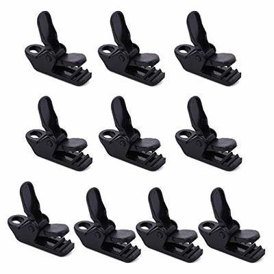 Camping Snaps Hooks Plastic Buckles, 8mm Hole Clip for Tent Canopy - Black  - Yahoo Shopping