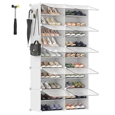 Shoe Cabinet with Doors, Shoes Storage Cabinet for Entryway, Shoe Rack  Organizer, White - Yahoo Shopping