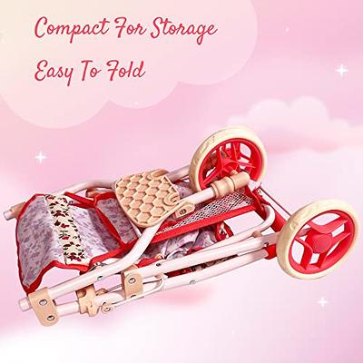 14 Pack Baby Doll Accessories, Baby Doll Feeding and Caring Set Includes  Diaper Bag, Doll Diapers, Magic Bottle, Changing Mat for Girl Toddler Kid