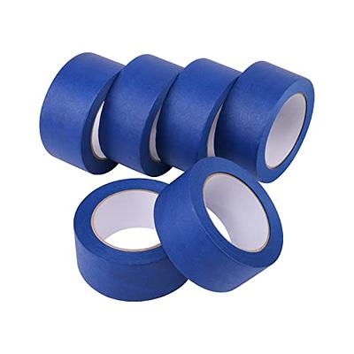 Lichamp 10-Piece Blue Painters Tape 1 inch Blue Masking Tape Bulk