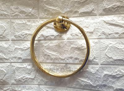 WOLIBEER Antique Brass Toilet Paper Holder, Brass Towel Ring Oval, Hand  Towel Holder Bathroom Accessories Wall Mounted Vintage 2 Pieces