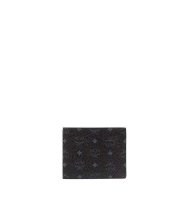 Mcm (Black Bifold Wallet in Visetos Original)