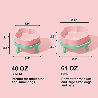 LE TAUCI PET Ceramic Dog Bowl, 2.6 Cups Dog Water Bowl, Weighted Dog Food  Bowl Dish for Small Medium Breed, Fit for Dog Bowl Stand with Hole Opening