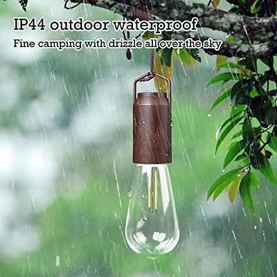 2 Pack Portable Outdoor LED Lantern Camping Lanterns, Water Resistant Emergency Tent Light for Backpacking, Hiking, Fishing