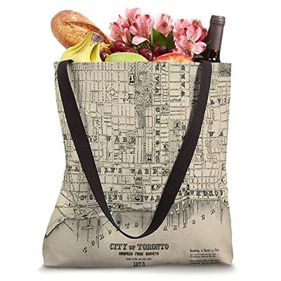 CANADA SCENIC POLY-JUTE TOTE TRAVEL BEACH SHOPPING BAG 14”x9”x15”