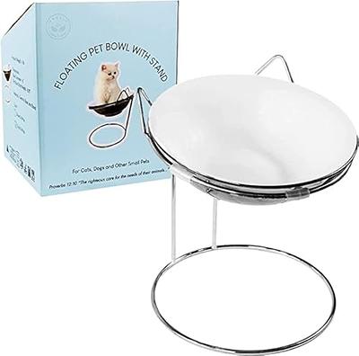 SWEEJAR Cat Food Bowls with Non-Slip Stand, Ceramic Raised Cat
