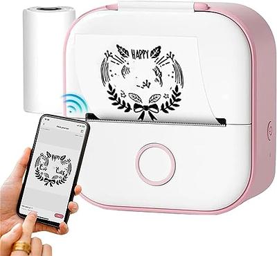 Doodle Dash Printer,Inkless Bluetooth Sticker Pocket Printer