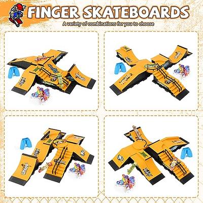 24 Pieces Mini Finger Skateboards Creative Finger Boards Set Mini  Skateboards for Fingers Hand Skateboard Mini Fingerboards Skateboards for  Finger