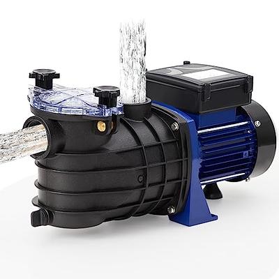 TUOKE Swimming Pool Pump, 2HP 115V, 1500W Single Speed Pumps for