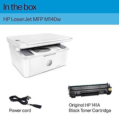 HP LaserJet MFP M140w Laser Printer, Black And White Mobile Print, Copy,  Scan Up