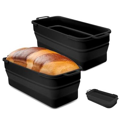 Air Fryer Silicone Loaf Pans for Baking, Non-Stick Bread Cake Pan, 7.5 inch  Airfryer Bakeware Sets, Meatloaf Brownie Corn, Fits Instant Pot, Ninja