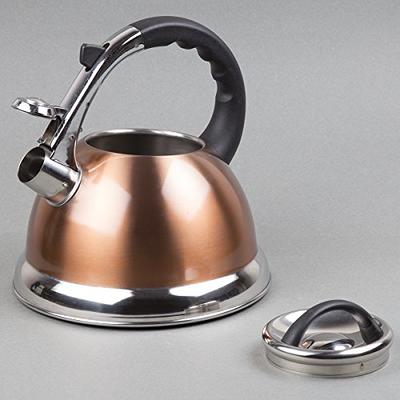 Creative Home 2.3 Quarts Stainless Steel Whistling Stovetop Tea