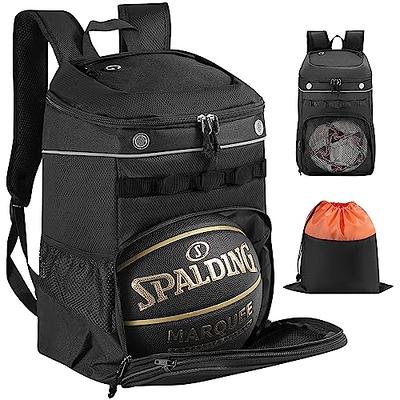 Wolt | Basketball Backpack Bag with Separate Ball Compartment and Shoes Pocket,Large Sports Equipment Bag for Basketball, Soccer, Rugby, Volleyball