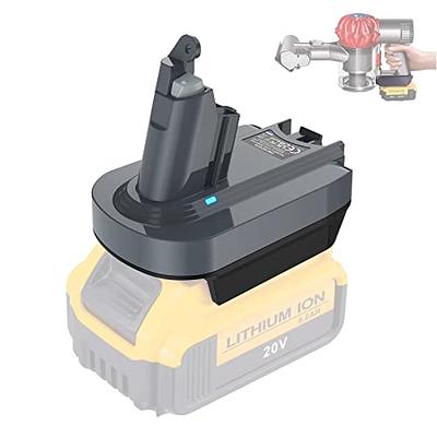 BTRUI for Dyson V8 Battery Adapter for Craftsman 20V Battery Convert to for  Dyson V8 Series Motorhead Handheld Vacuum Battery Converter (only Adapter)