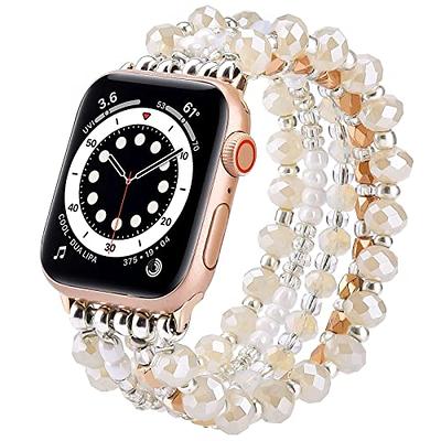 TEEPOLLO Healing Bohemian Handmade Crystal Apple Watch Band Strap