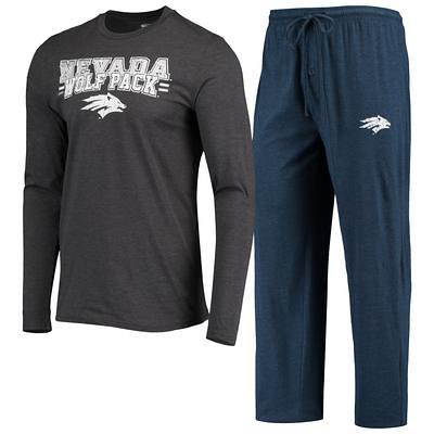 Men's New England Patriots Concepts Sport Navy/Red Meter Long Sleeve T-Shirt  & Pants Sleep Set