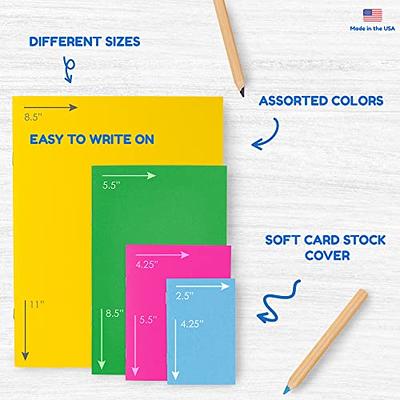 6 Pack Blank Books for Kids to Write Stories, Hardcover Sketchbooks for  Students, 36 Pages (White, 5 x 5 In)