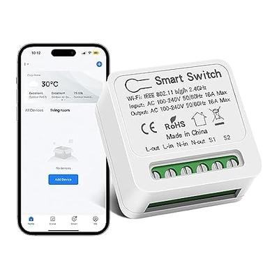 Tuya Smart Life Wifi Switch 2 Gang Relay Breaker Module Smart Lighting  Google Home Alexa Echo Remote Control Timer Switch DIY,WiFi Relay Module