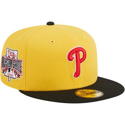 Men's New Era Black Philadelphia Phillies Side Patch 59FIFTY Fitted Hat