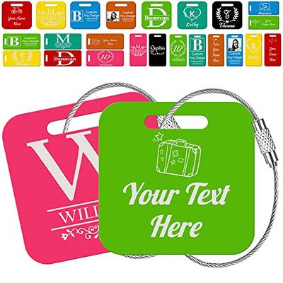 Customized Luggage Tags Travel Bag Labels Suitcase Tags Travel