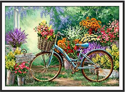 Lovxvouy Cross Stitch Kits for Adults,Stamped Full Range of Embroidery  Starter Kit for Beginners Needlepoint Kits 11CT Pre-Printed Pattern, Cross-Stitching  Kits-Bicycles in The Garden 15.7x22 inch - Yahoo Shopping