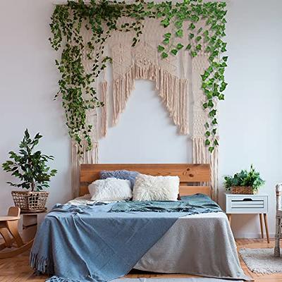 Artificial Ivy Garland, Fake Vines with UV-proof Green Leaves and