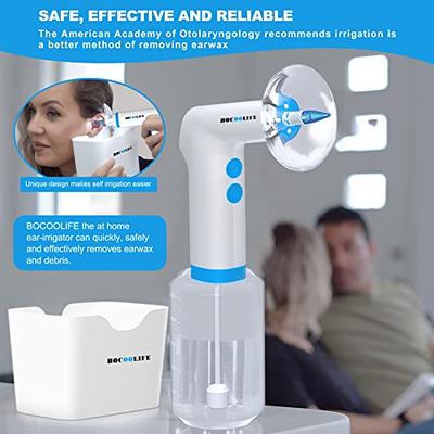  Ear Wax Removal Tool Manual Ear Irrigation Flushing System Ear  Cleaning Washer Kit Safe and Effective Ear Cleaner for Adults & Kids :  Health & Household